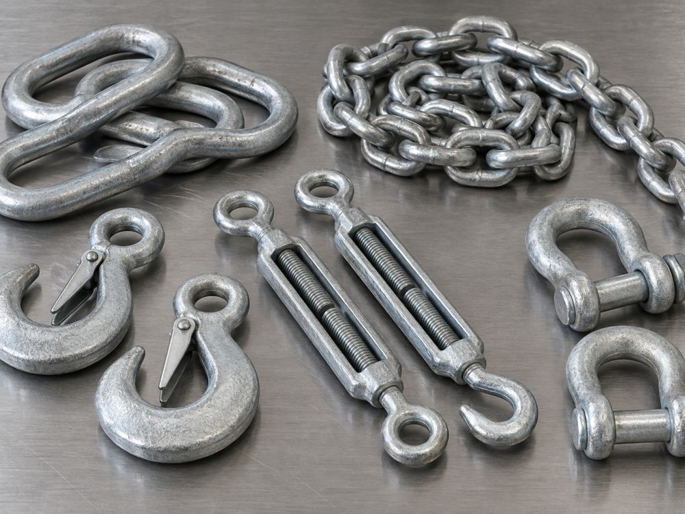 Phụ kiện nâng hạ khác (xích, shackle, tăng đơ, kẹp cáp)